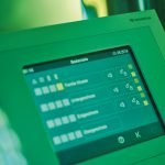 Touchscreen Bedienung